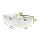 Sample of 210BIO3 70oz Base:7.7 x 5.5 x 2.5in Top:8.5 x 6.3 x 2.5in - pcs Sample of 210BIO3 70oz Base:7.7 x 5.5 x 2.5in Top:8.5 x 6.3 x 2.5in - pcs